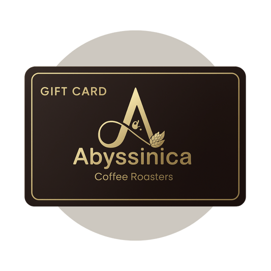 Gift Card - $25.00 - Abyssinica Coffee